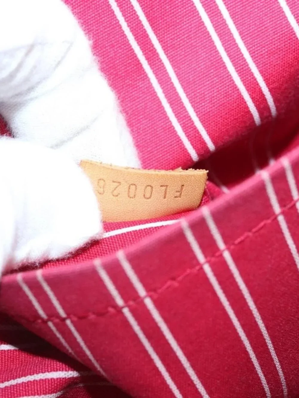 LOUIS VUITTON Antigua Cabas PM Hand Bag Rouge Pink M40088 LV Auth ka2366 - Picture 13 of 15